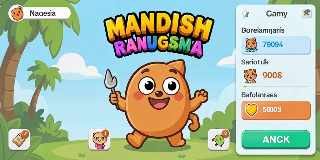 Screenshot menampilkan antarmuka utama yang menarik.