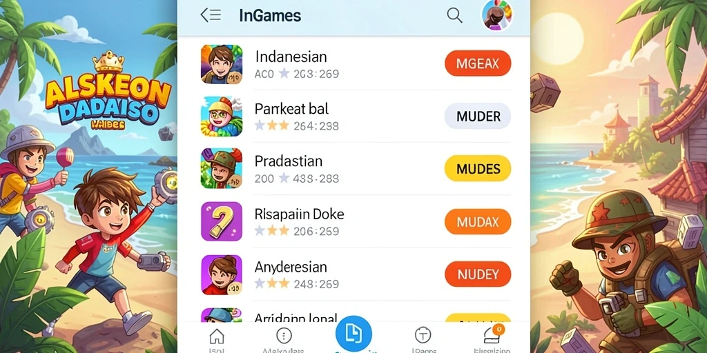 Tampilan awal BENTO4D yang menarik dan colorful.