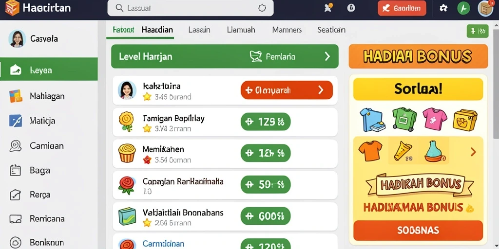 Tampilan antarmuka yang menarik dan mudah digunakan.
