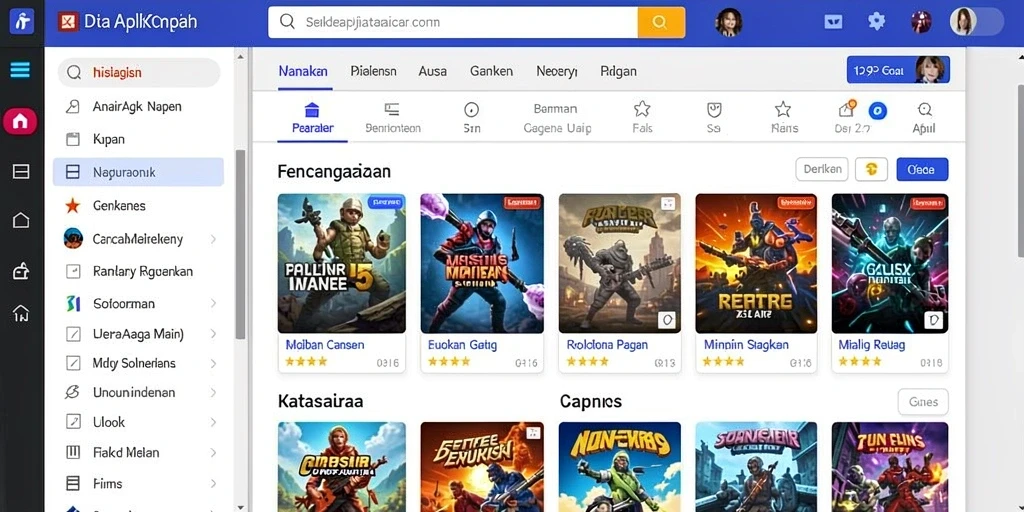 Tampilan antarmuka yang menarik dan mudah dinavigasi.