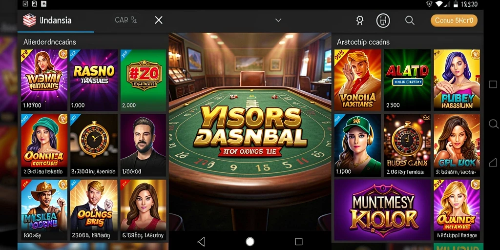 Tampilan permainan slot yang menawan dan interaktif.