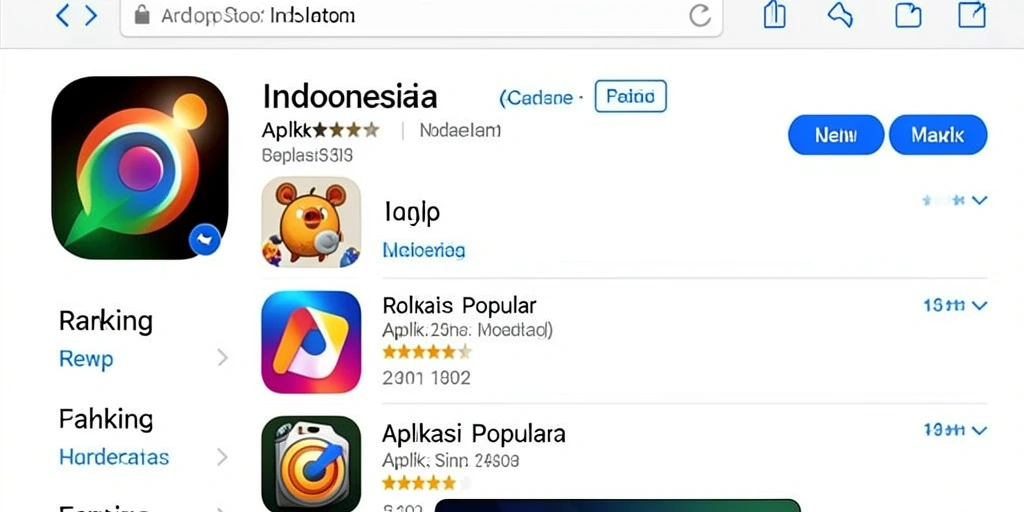 Tampilan utama aplikasi dengan navigasi sederhana.