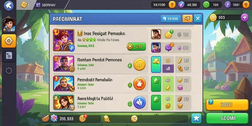 Tampilan antarmuka pengguna yang intuitif dan menarik.