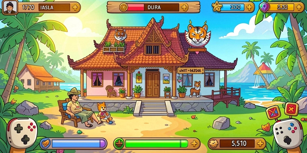 Tampilan utama aplikasi RUMAHTOTO yang menarik.