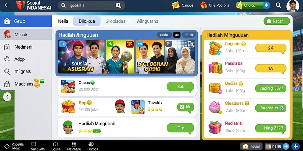 Tampilan antarmuka yang intuitif dan mudah dinavigasi.