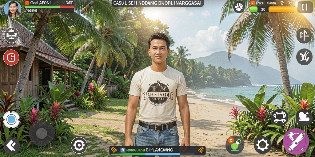 Tampilan antarmuka aplikasi yang menarik dan user-friendly.