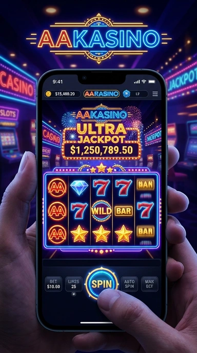 Cuplikan layar menu unduhan aakasino untuk perangkat Android
